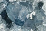 Crystal Filled Celestine (Celestite) Heart Geode - Madagascar #117326-1